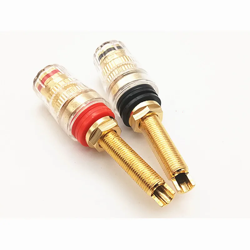 

4mm Banana Plug Binding Post Terminal Amplifier Connector Banana Plug Jack Audio Video Speaker Connector With Plastic Cover