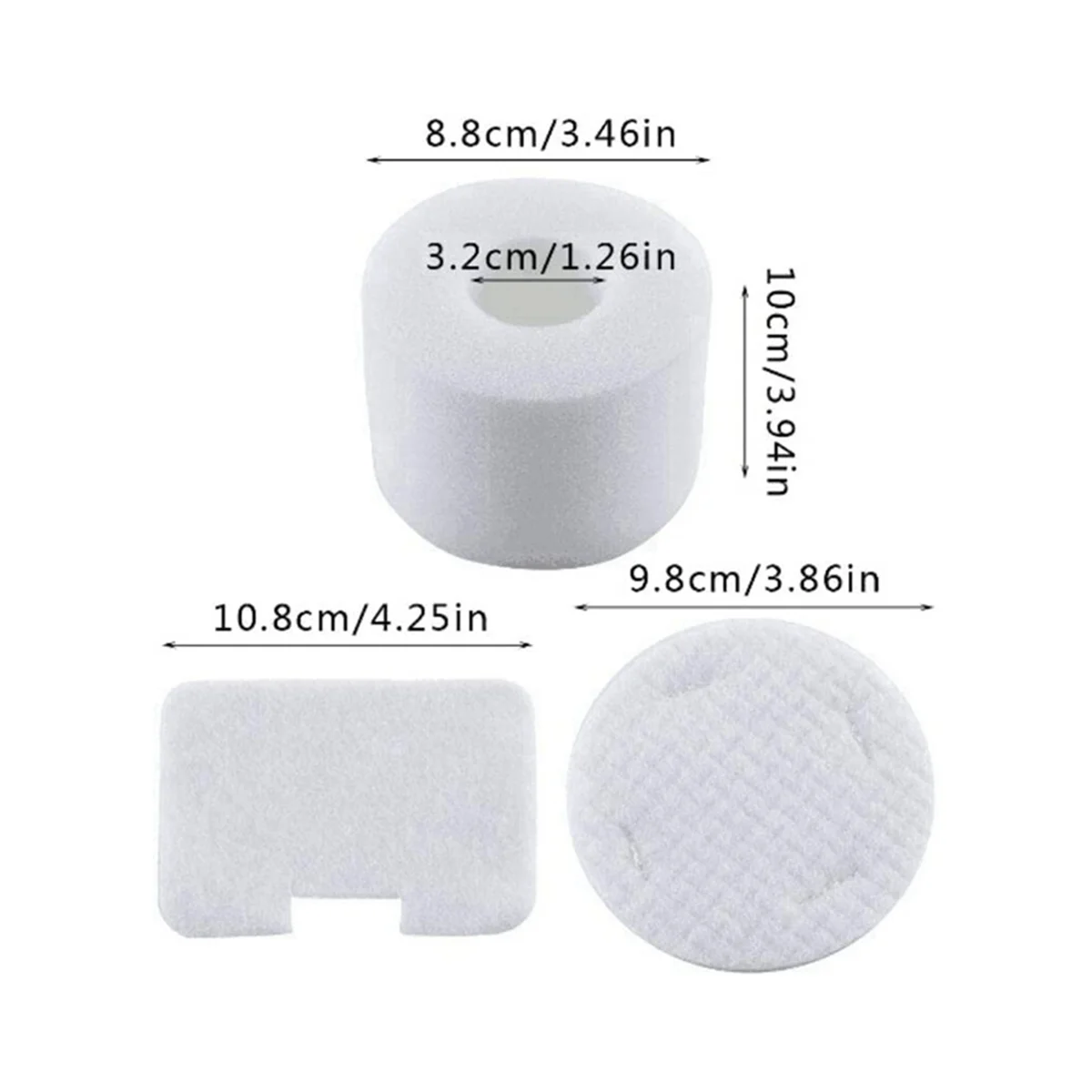 Filtro in schiuma e feltro per NV42, UV402, UV410, NV36, NV36A, NV42, NV44, NV46, NV46C-ABLM