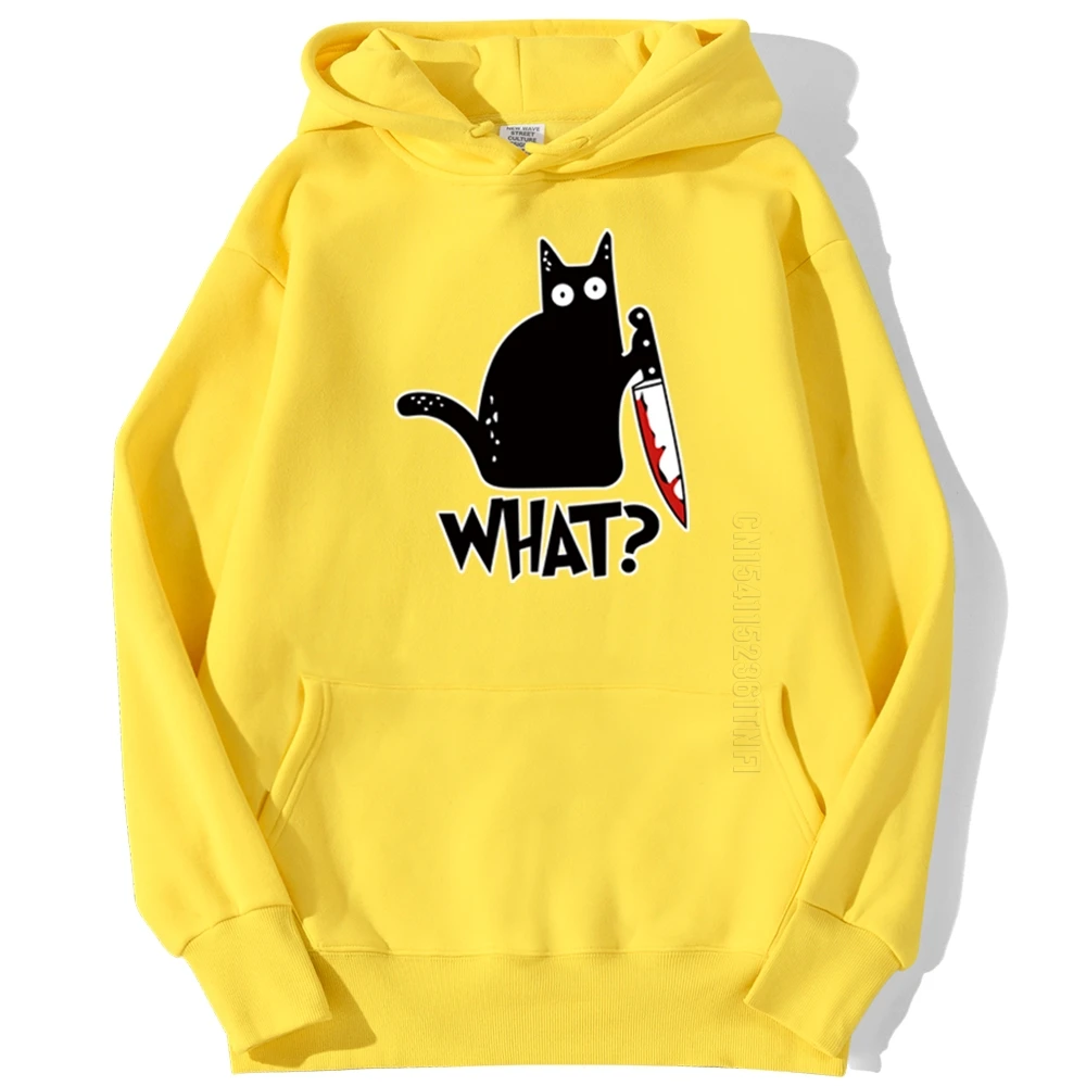 

Killer Black Cat What Surprised Men Hoodies Streetwear Warm Male Hoodie Hip Hop Daily Casual Autumn Sweatshirt