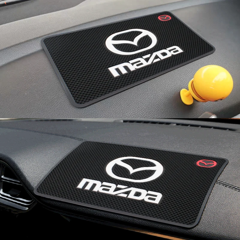 PVC Car Dashboard Non-Slip Mat Phone Sticky Anti-Slip Pad For Mazda 3 6 Atenza Axela Demio CX3 CX5 Cx30 CX8 CX9 RX8 Accessories