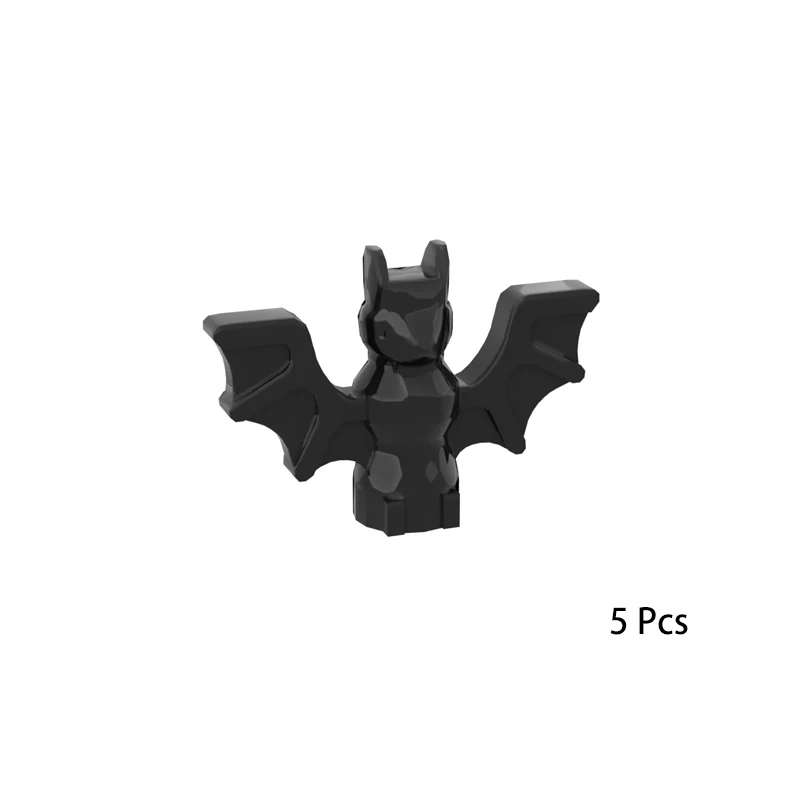 Nocturnal Animals Parts MOC Building Blocks Family Pet Bricks Accessories Kits Bat Mouse Owl Toys For Kid Compatible With LEGO