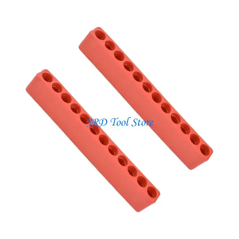 A2UD Compact 12 Slot Organizers Box For 6.35Mm Shank Power Tool Accessories