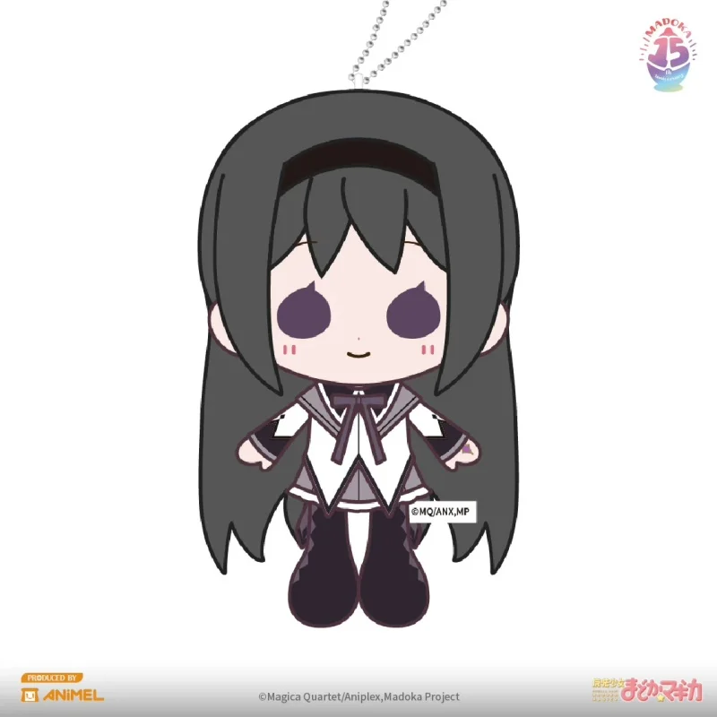 Animel Puella Magi Madoka Magica Kaname Madoka Plush Keychain Q Version Soft Strap Pendant Anime Collectible Accessory For Fans