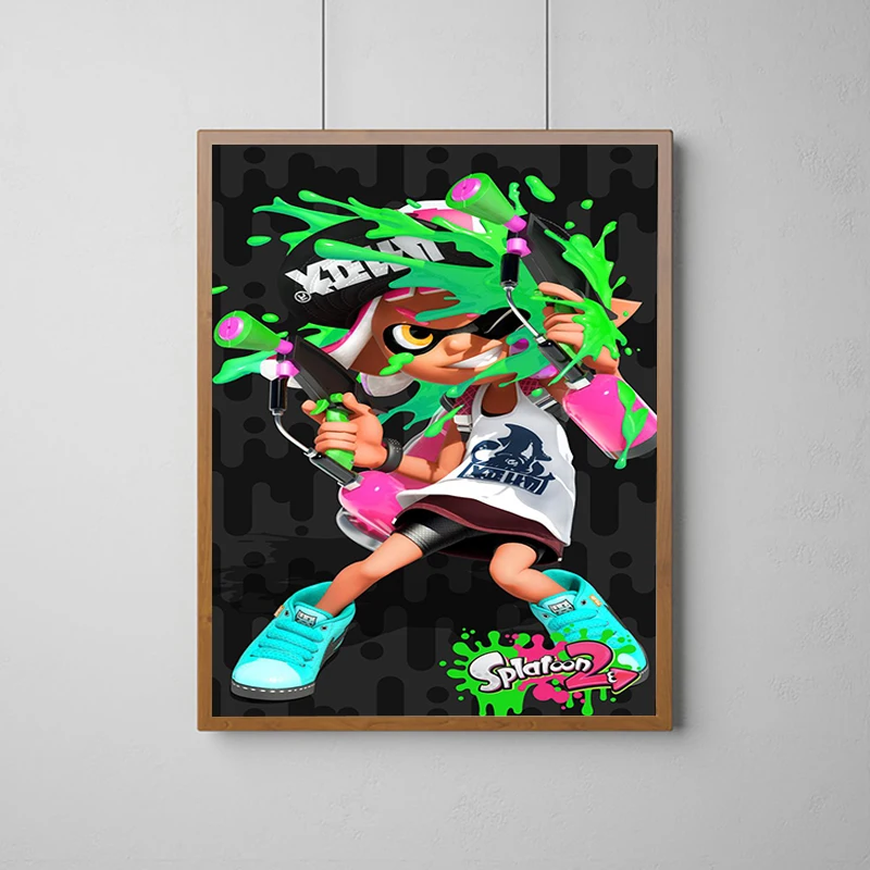 Game Splatoon 3 POSTER Canvas Wall Art Mural Posters Room Decor Decorative Paintings Home Decorations Painting Decoration Prints