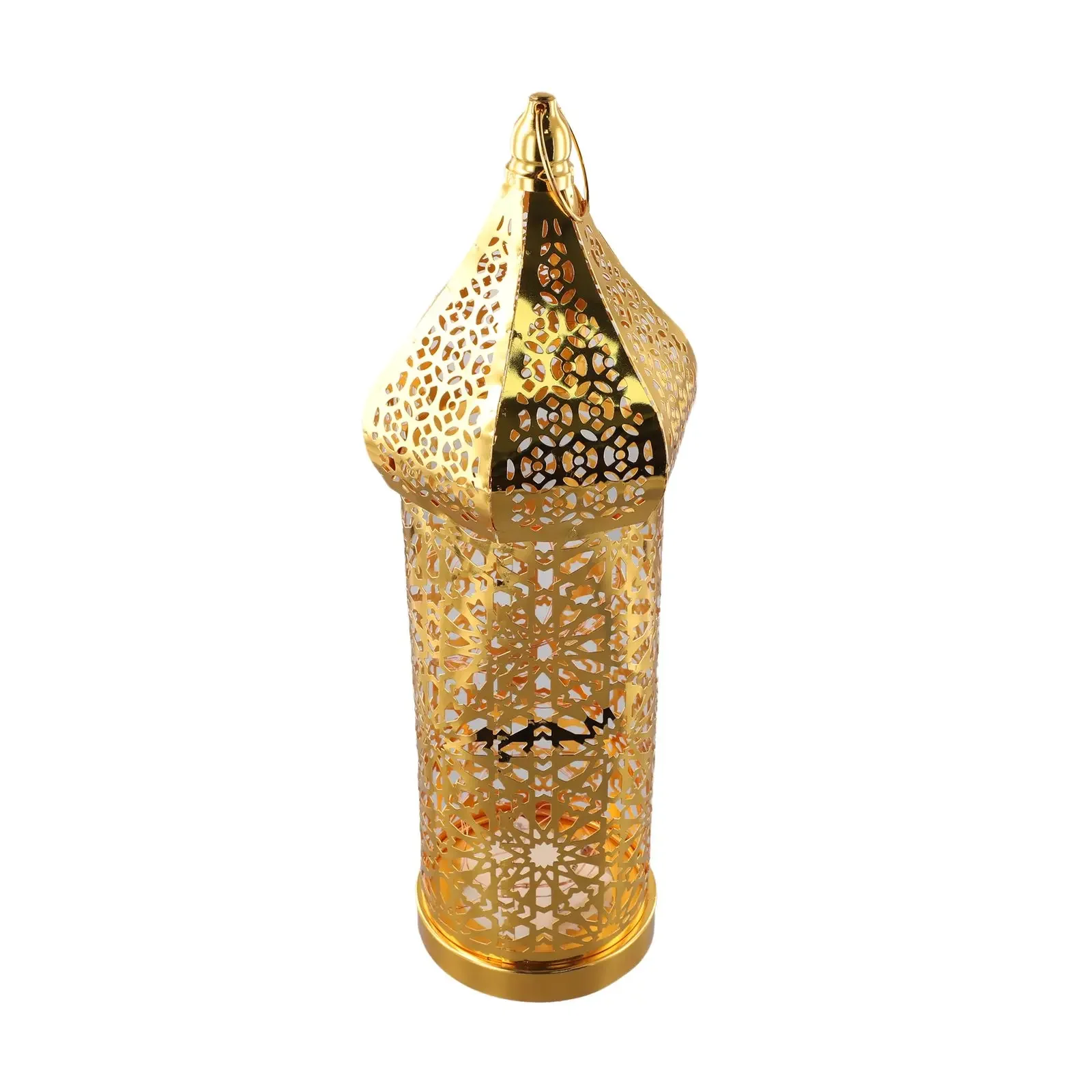 1pcs Moroccan Retro Iron Art Hanging Lantern Decorative Vintage Pathway Lamp Outdoor Metal Hollow Light Decoration