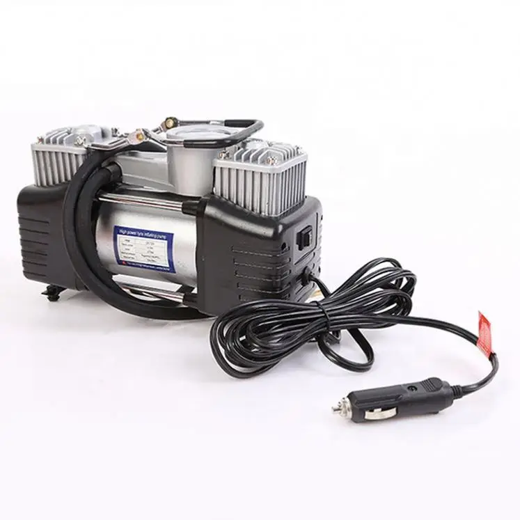 12V Screw Digital Air Compressor for Car Tire Inflation with Engine and Digital Pressure Gauge Portable