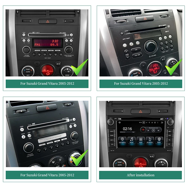 4+64 GB For Suzuki Grand Vitara Suzuki Escudo 7