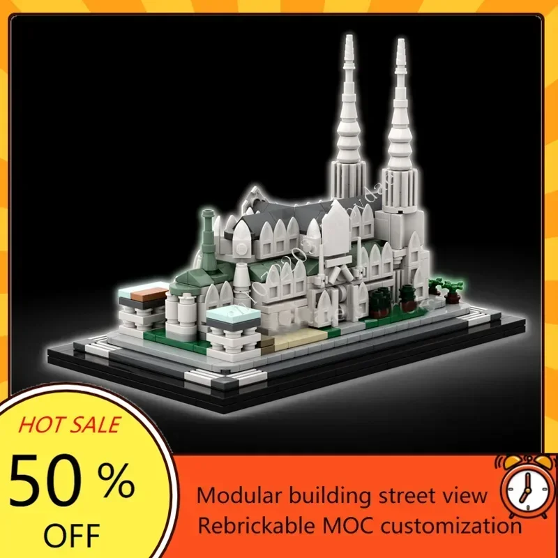 580 STKS 800 Schaal Modulaire MOC Aanpasbare Creatieve Street View Bouwstenen Architectuur Puzzel DIY Model Speelgoed Cadeau voor Volwassenen