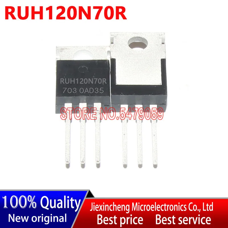 RUH120N70R TO220 N/120V/70A MOSFET RUH120N70 Nowy oryginalny 10 sztuk/partia