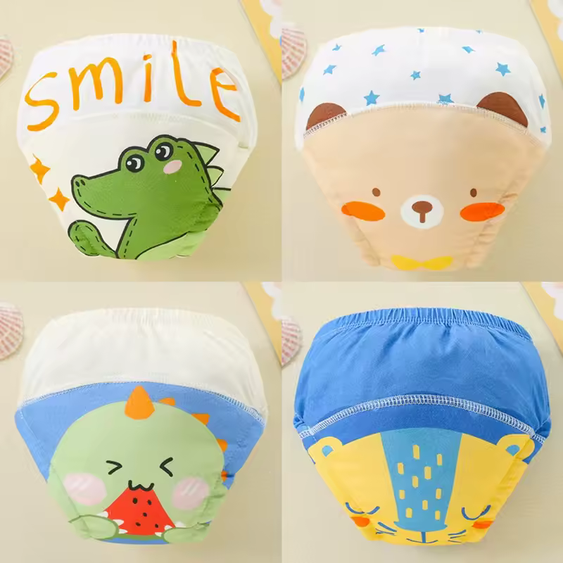 4PCS Baby Waterproof Diapers Pee Shorts Underwears Reusable Soft Ecological Cotton Toddler Potty Training Pants For Boys Girls - Image 8