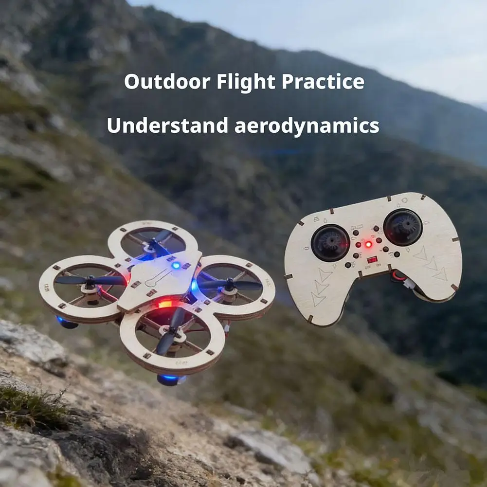 DIY houten RC drone quadcopter - Science Diy Model recensie en prijs