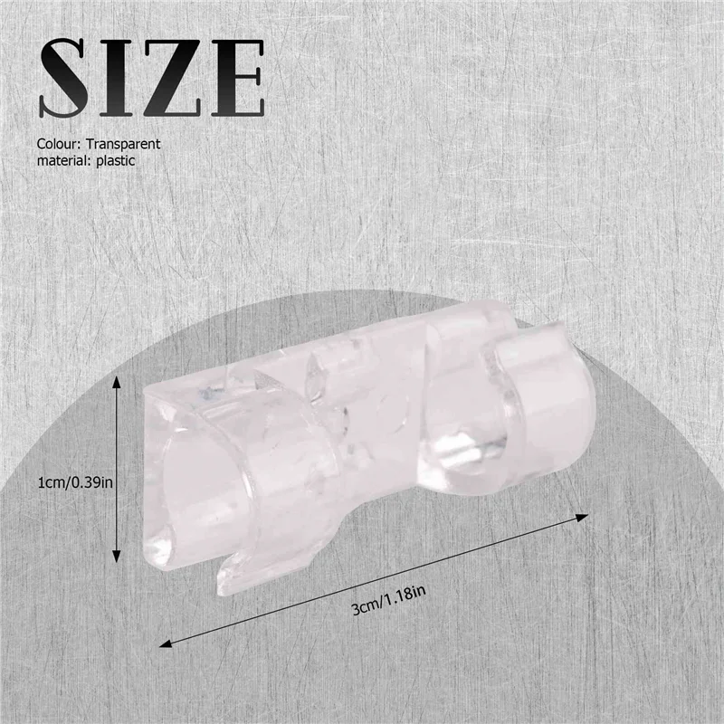 AD23-20 قطعة/الوحدة سلك تحديد المشبك كليب سطح المكتب سلك واضح يصل مقاطع حامل المشابك كابل كليب جهاز USB الحبل كليب حامل تنظيم