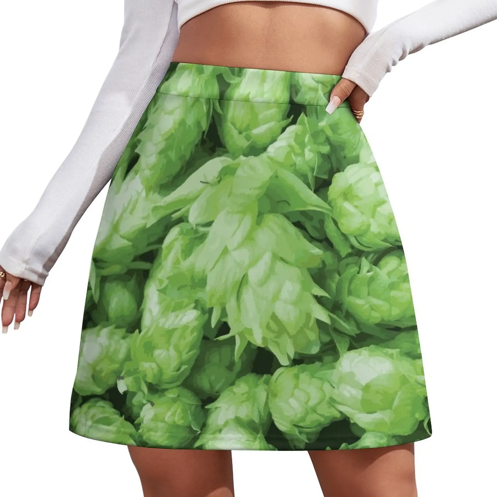 

Craft Beer Hop Cones Mini Skirt Clothes for summer short skirt for women skirts for womans