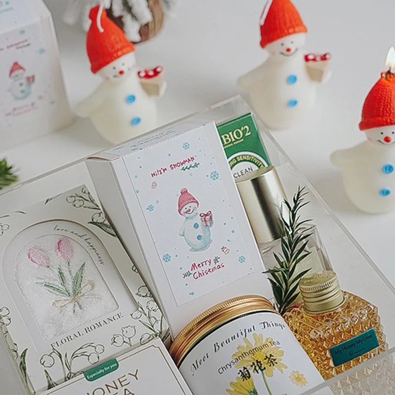 Christmas Snowman Candles Scented Candle Aromatherapy Soy Wax Candles Wedding Birthday Candle Party Home Decoration