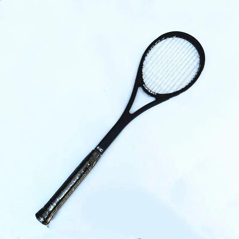 Professional Dessert Tennis Racket Carbon Fiber Single Practice Tennis Rackets Lightweight Rackets Portable Sports Equipment