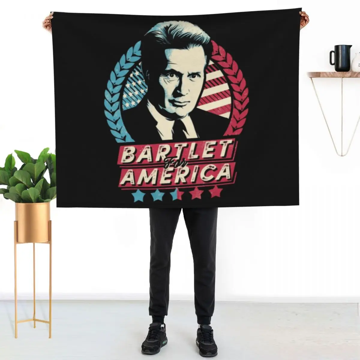 

The West Wing T-ShirtBartlet for America Throw Blanket No Pilling Soft Warm Blanket for Bed