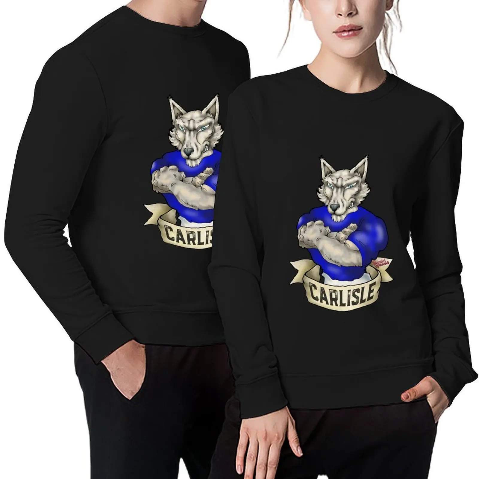 

Carlisle United Fox Mascot Pullover mens designer clothes fashion men men's winter sweater men wear sweatshirts