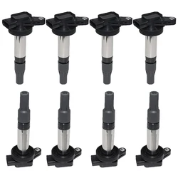 8Pcs Ignition Coils For Jaguar S-Type XF XJ8 XJR XK XK8 XKR 4.2L Land Rover LR3 Range Rover Sport 6R8312A366AA 4744015 UF533