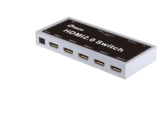 Dtech High Quality 1 in 4 Out 4k@60hz HDMI 2.0 Switcher for Computer