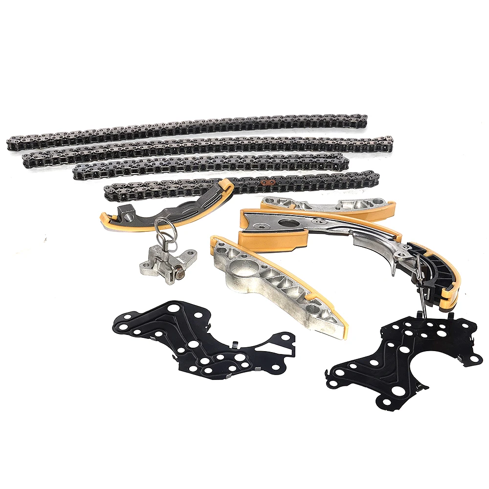 

AP01 11pcs For Audi A4 A6 Quattro BKH BPK BDW V6 3.2L Timing Chain Kit 06E109229F ( Timing Chain + Tensioner + Guide Rail