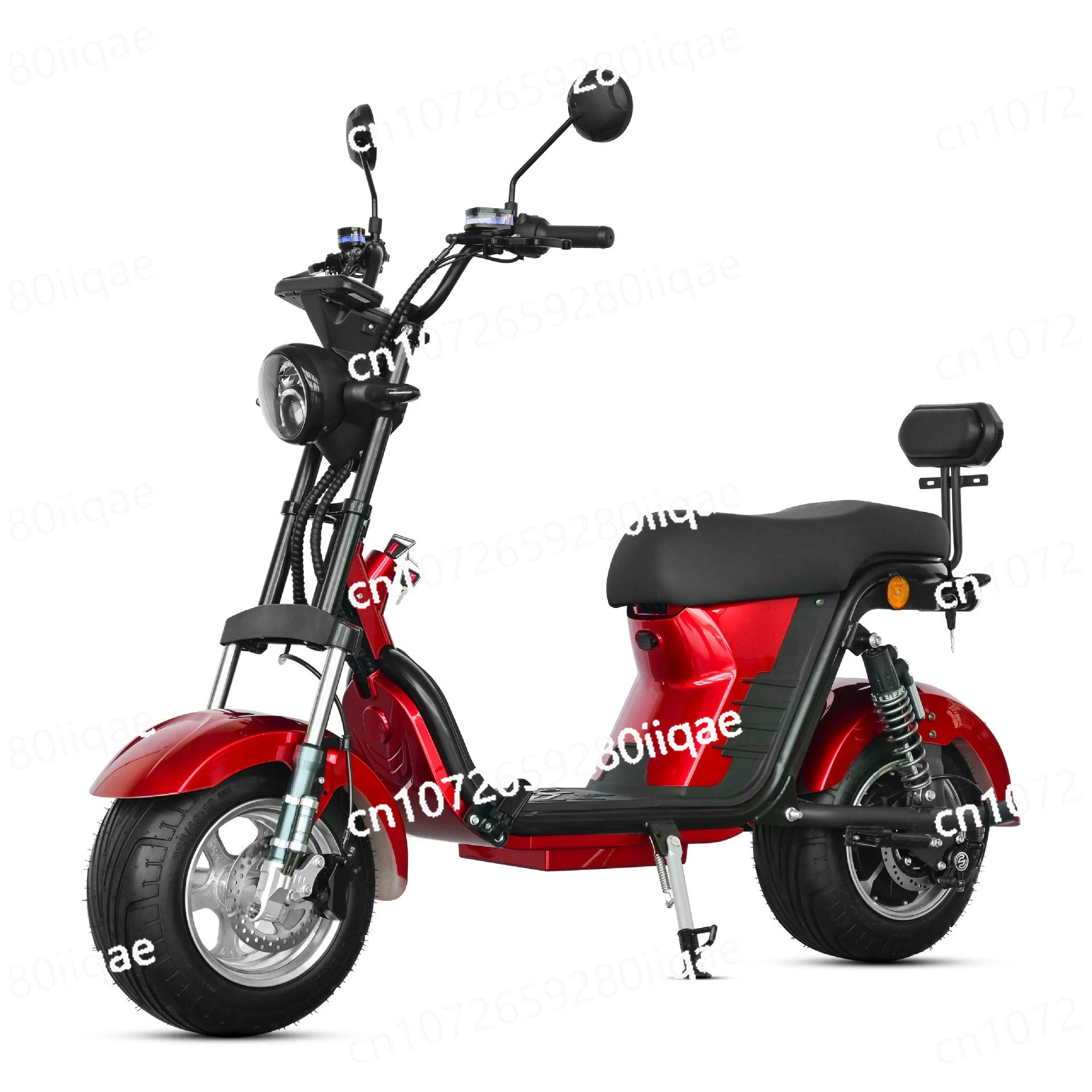 

60V20A Короткий большой электромобильный скутер с двойной батареей