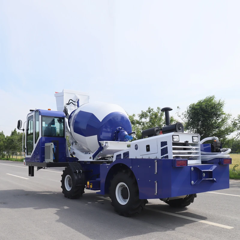 Hot-Selling Fully Automatic Self-Loading Concrete Mixer Truck High-Efficiency Factory Core Engine Pump Motor Bearing Gear