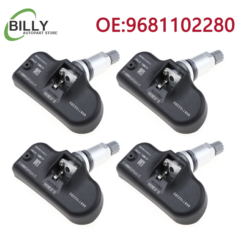 9681102280 Czujnik ciśnienia w oponach TPMS 433MHZ do Peugeot 407 207 307 607 508 807 Do Citroen C4 5 6 7 8 9659452180