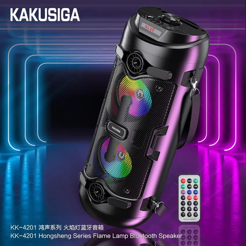 

Portable Column Square Dance Outdoor Multi-function Wireless Subwoofer Bluetooth Speaker Mobile KTV RGB Lights U Disk Card Audio