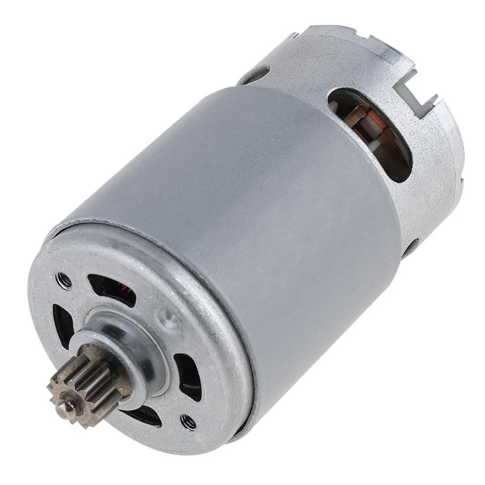 High-speed High Torque DC Motor RS550VC 12 Teeth DC Motor Lithium Drill For Rechargeable Electric Saw Screwdrive