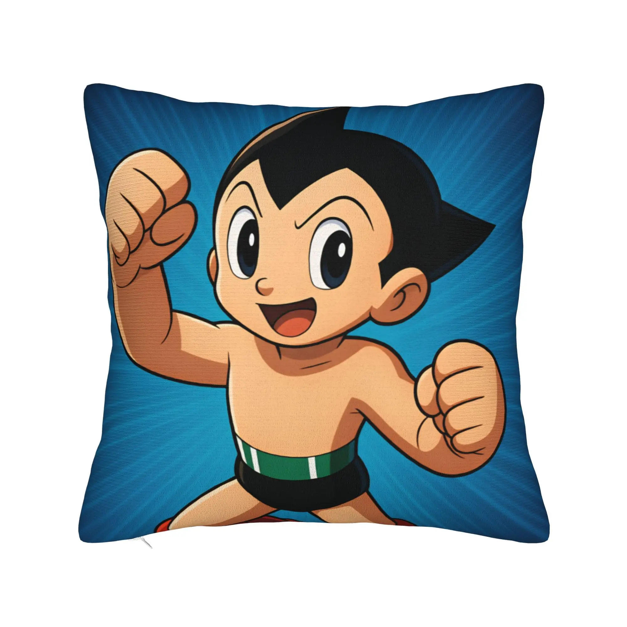 Astroboy Pillow Cover Tetsuwan Atom Astro Boy Soft Cushion Cover Vintage Pillow Case For Sofa Car Home Decor