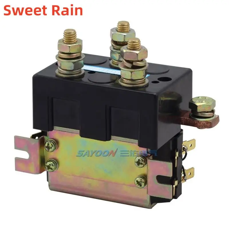 SAYOON CZWT100A ZJWT100A DC Contactor Relay 12V 24V 36V 48V 60V for Electric Vehicle Forwarding and Reversing DC Motor