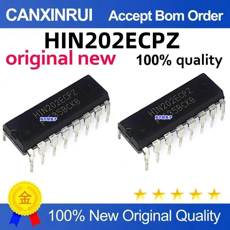 (10-300piezas)The new original HIN202ECPZ HIN202 DIP-16 can be shot straight with one starting shot