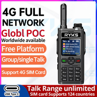 Android Radio Bluetooth And Wi-Fi Poc Global 4G Walkie Talkie 5000Km Long Range Camping Two Way Ham Radio Incompatible Zello 