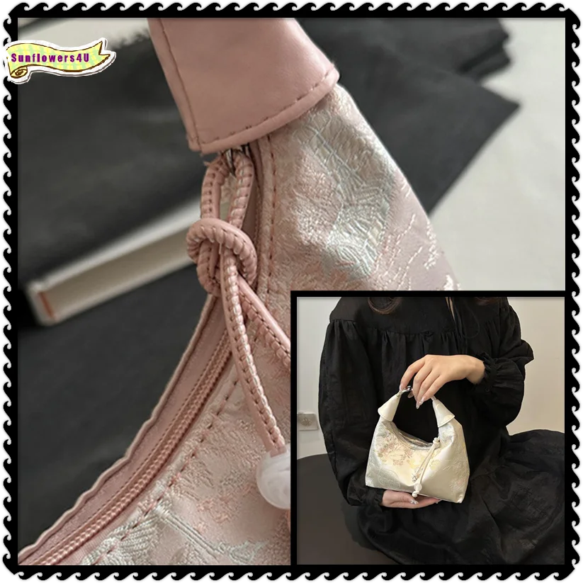 Chinese Style Fine Embroidery Ladies Handbags Summer Fashion Shoulder Bag Crossbody Daily Party Tote Handbag For Women