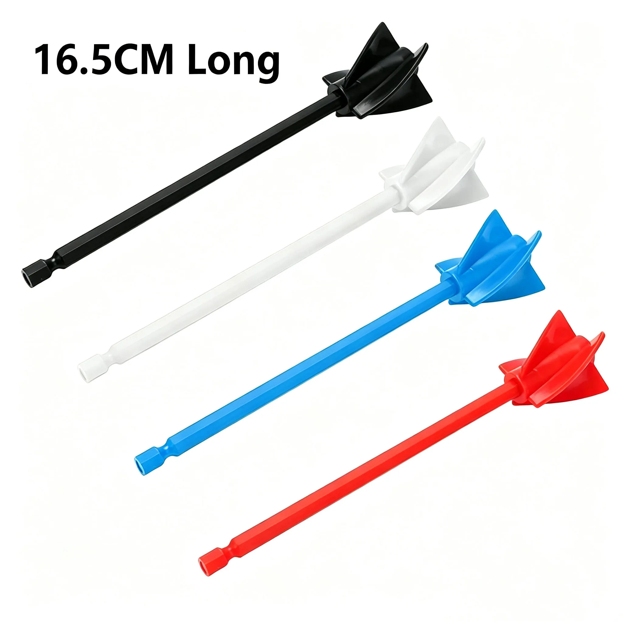 Epoxy Resin Mixer For Drill, 4 Or 5 Pack Reusable ABS Mixing Paddle Stirrer, Spiral Blender Attachment For Paint- Glue And Stain