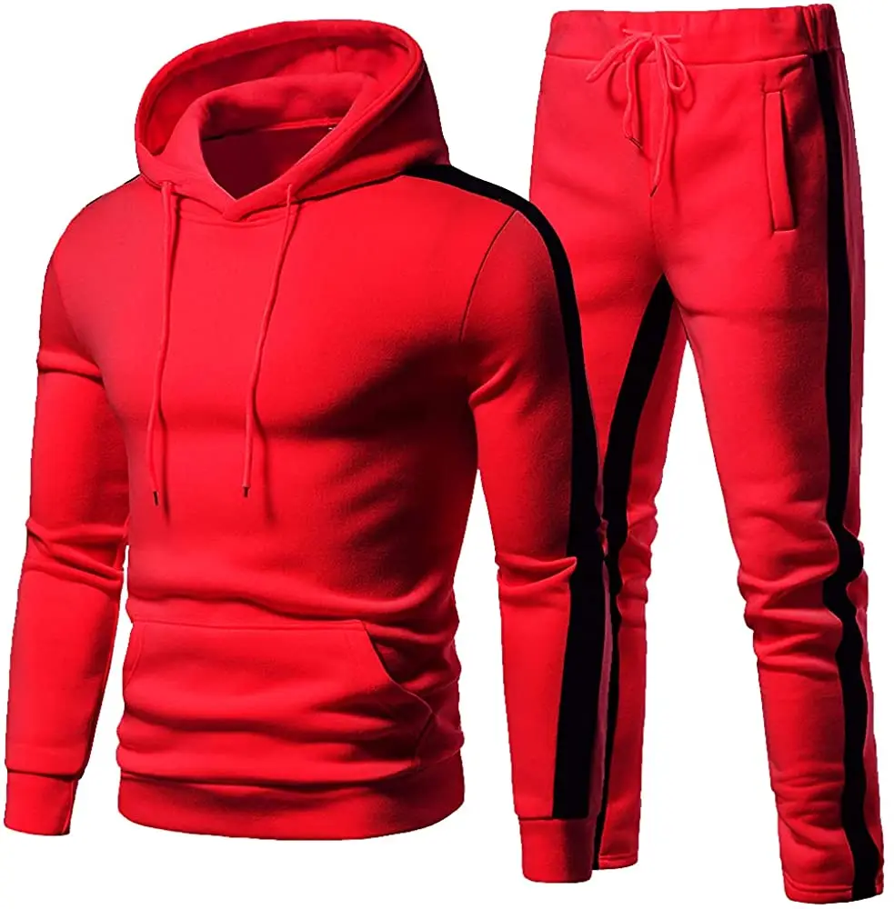 

Mens Track Suits 2 Piece 2021 Autumn Winter Jogging Suits Sets Sweatsuits Hoodies Jackets and Athletic Pants Men Clothing