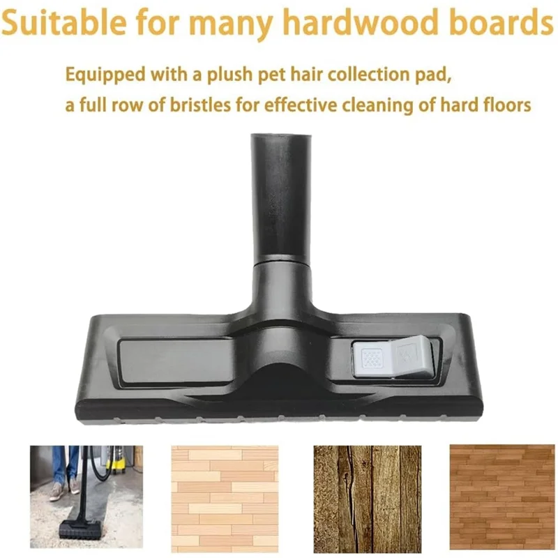 【Must-Haves】Для Karcher WD3 WD5 WD6 Комплект аксессуаров Щетка для твердого пола и вакуумные мешки для пыли повышают впечатления от уборки