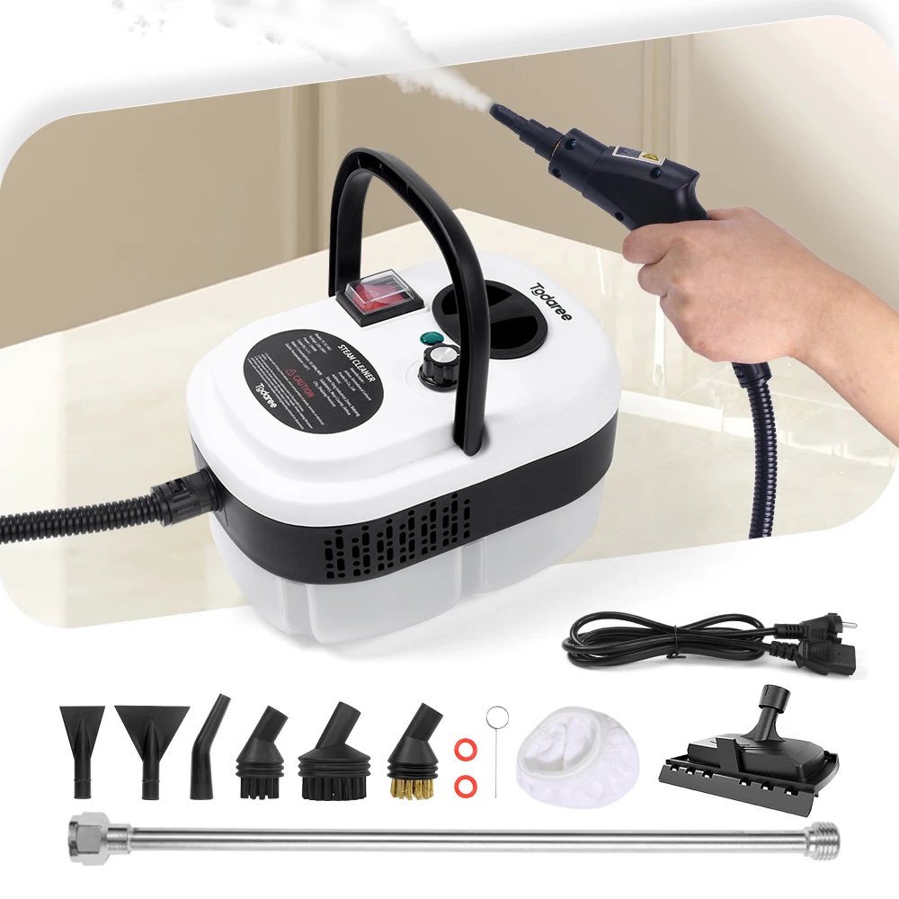 Nettoyeurs vapeur multifonctions 2500W, nettoyeurs vapeur à haute température et haute pression, nettoyeurs vapeur portatifs, outil de nettoyage facile pour la maison, nettoyage de la cuisine