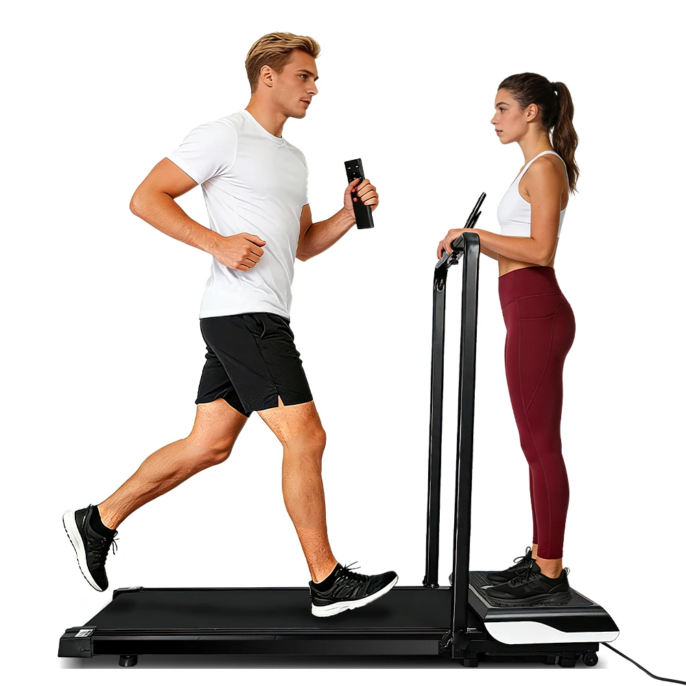 Customize Electric Folding Portable Fitness Treadmill LED Display 100kg Load-bearing 500W Motor 6-8 Km/h Speed, Ma