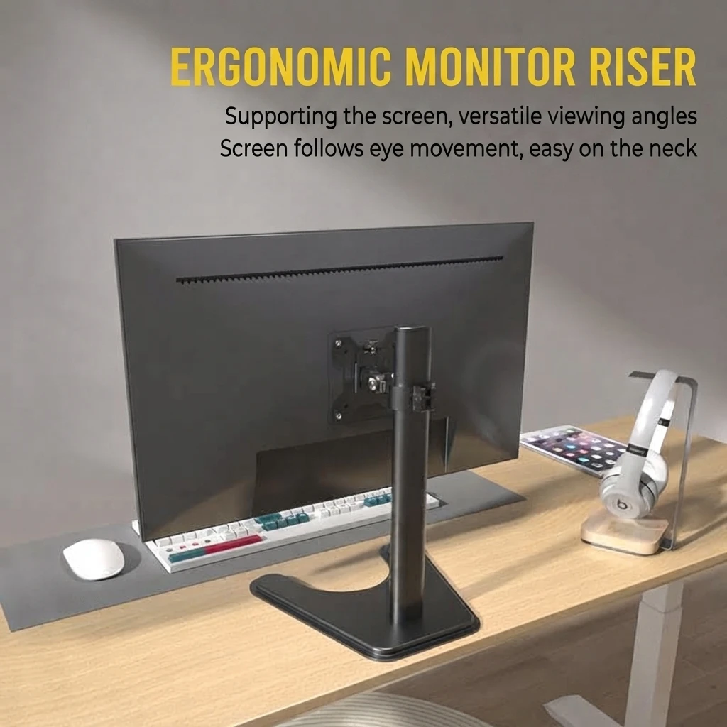 Sturdy Monitor Stand for 17-32