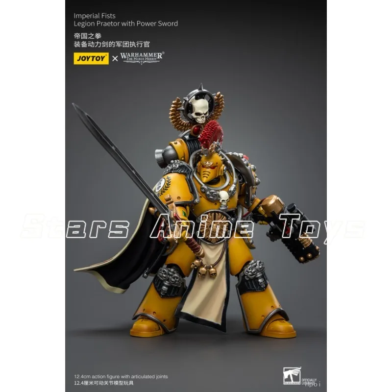 شخصية JOYTOY الأصلية 1/18 Warhammer The Horus Heresy القبضات الإمبراطورية Legion Praetor مع سيف الطاقة #3