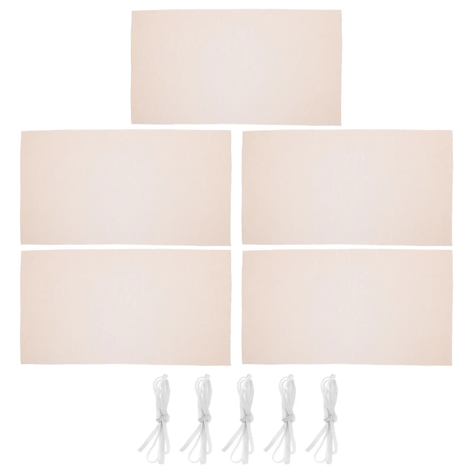 

5Pcs Bjd DIY Modification Tool Net Protective Inner Cap Stretchy Fabric Liner Hair Styling Supplies for Bjd Haircare