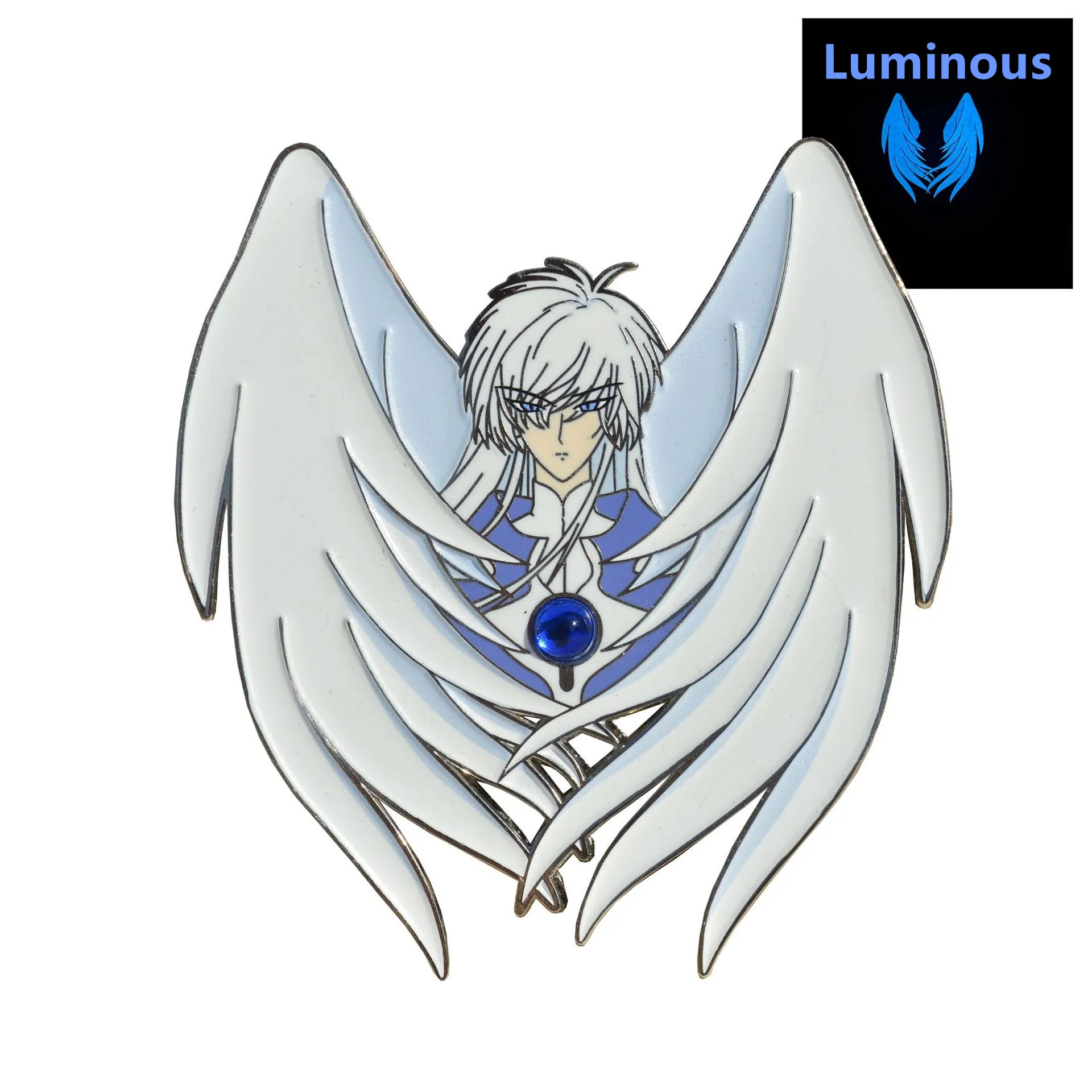 Yue Luminous Badges Anime Cardcaptor Sakura Enamel Pins Manga Brooches for Bag Backpack Clothing Lapel ACG Cosplay Toy Gift
