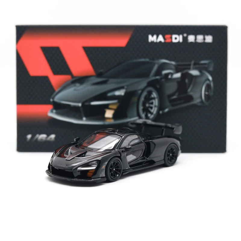 masdi-1-64-セナ-ブラック-ダイキャストモデルカー