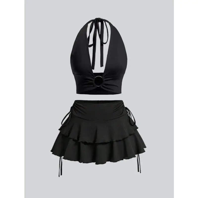 Set da due pezzi da donna Gilet ort in puro colore Abbigliamento sportivo casual Autunno Seven-Sve Cross-Border New Sle