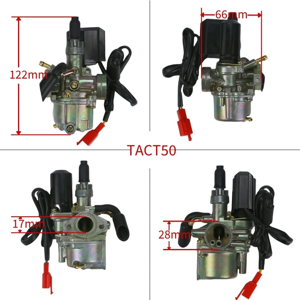 Motorcycle Carburetor PZ17 17mm For Honda Dio 50cc Dio 24 30 AF24 TACT 50 Elite SA50 NB50 TG50M SP ZX34 35 Kymco 2 Stroke