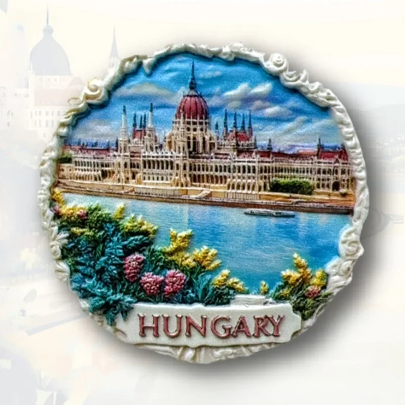 Hungary Fridge Mangets Danube River Travelling Souvenirs Budapest Fridge Stickers Home Decor Wedding Gifts
