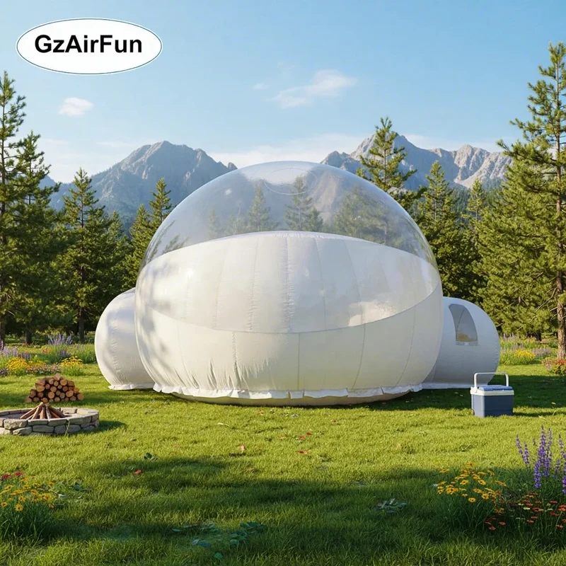 Custom Camping Tent Inflatable Bubble House Transparent Bubble Tent Hotel Easy to Set up