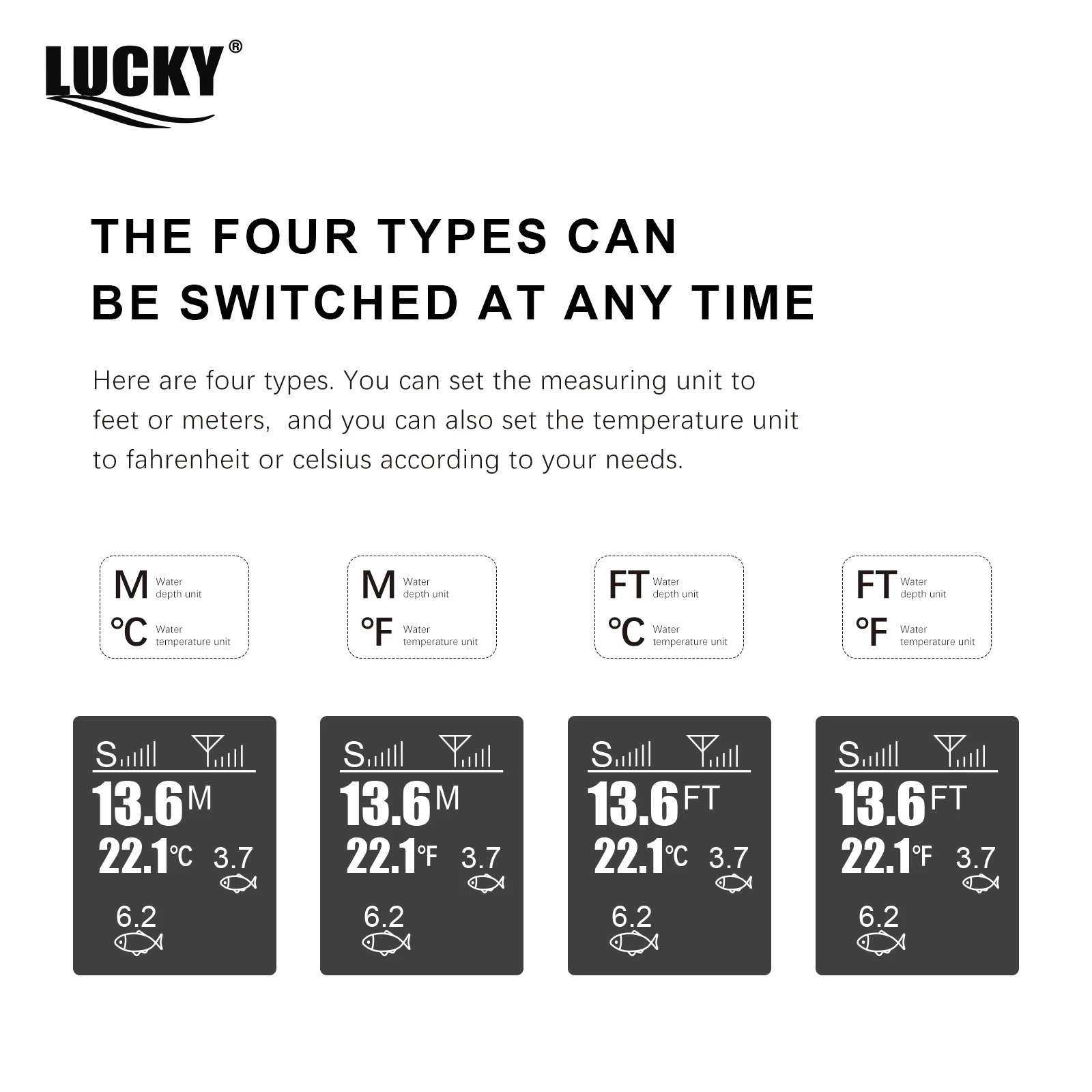 محظوظ FF718LiC-WL اللاسلكية المحمولة صياد السمك 100 متر/328 قدم السونار عمق عمق أسلم echosonda echolot صدى سوندور أعمق #6