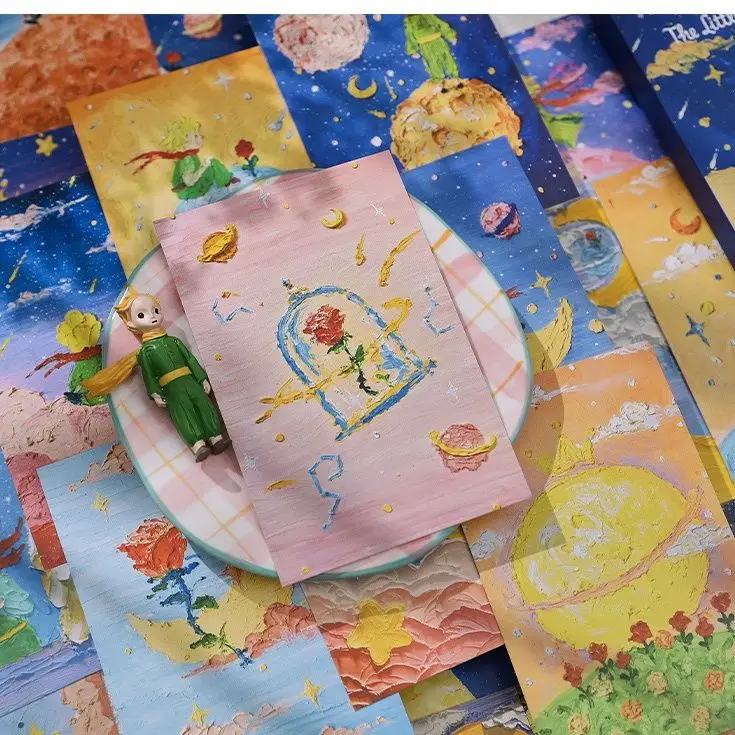 30 PCS / Set of Postcards Oil Painting Landscape Healing High Value Birthday Blessing Greeting Card Message Card Gift